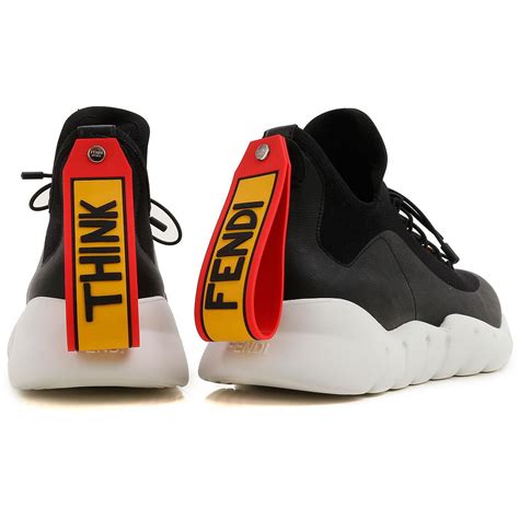 fendi runners black|fendi sneakers men's sale.